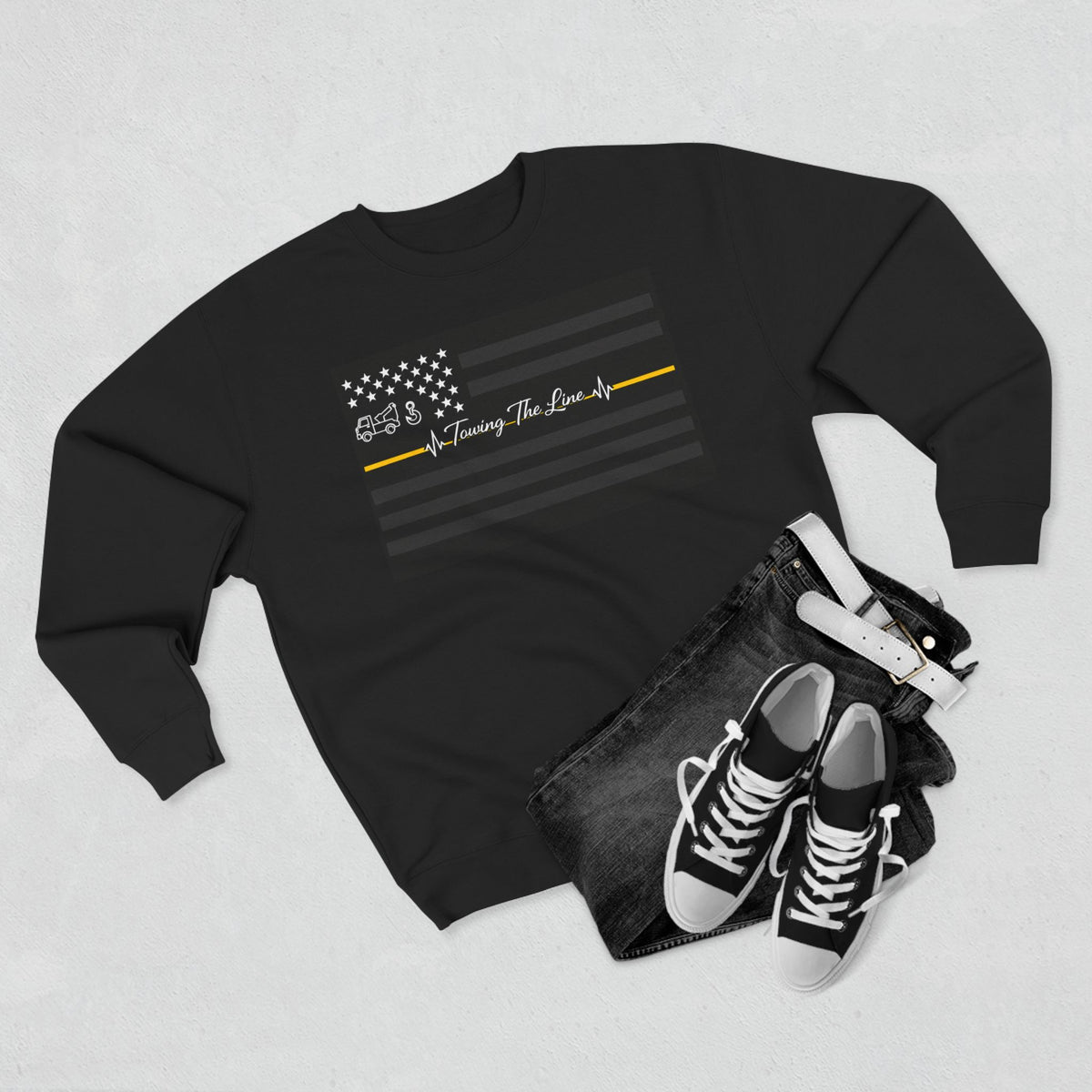Thin Yellow Line Unisex Crewneck Sweatshirt