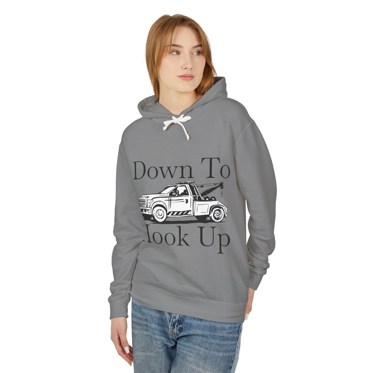 Down To Hook Up Unisex Lightweight Hoodie