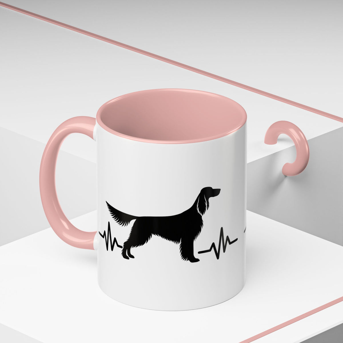 My Heart Beats For English Setters 2-Tone Coffee Mug