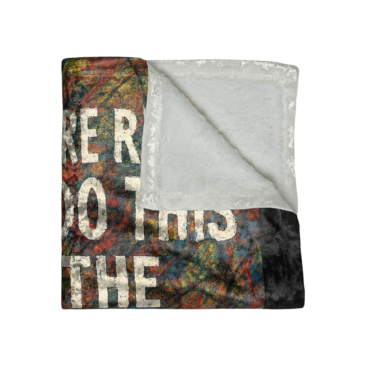 Easier For You Crushed Velvet Blanket