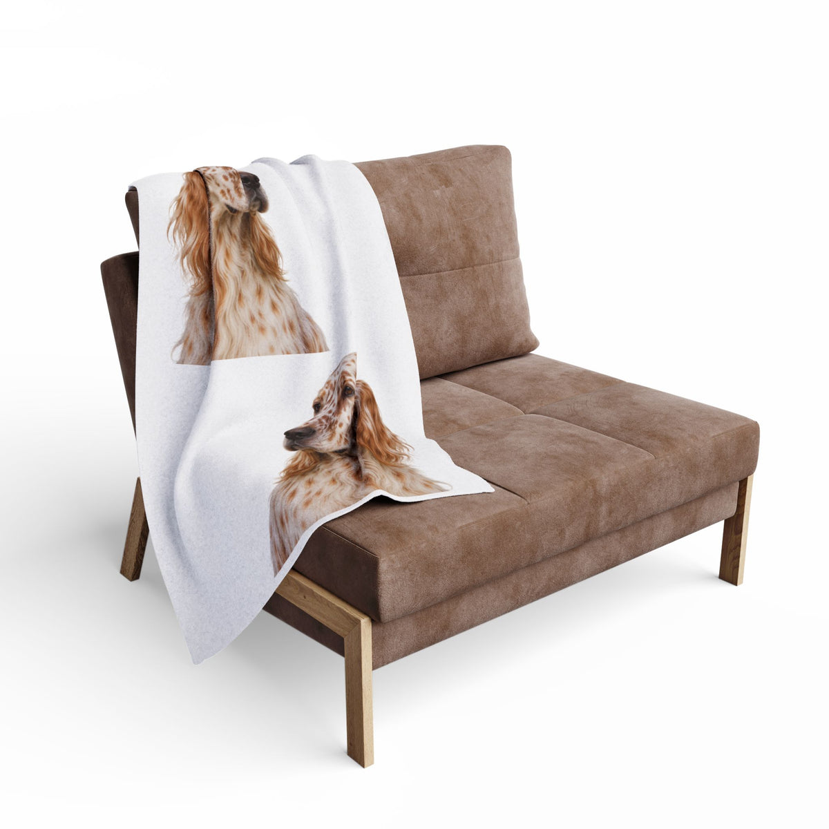 English Setter Head Arctic Fleece Blanket