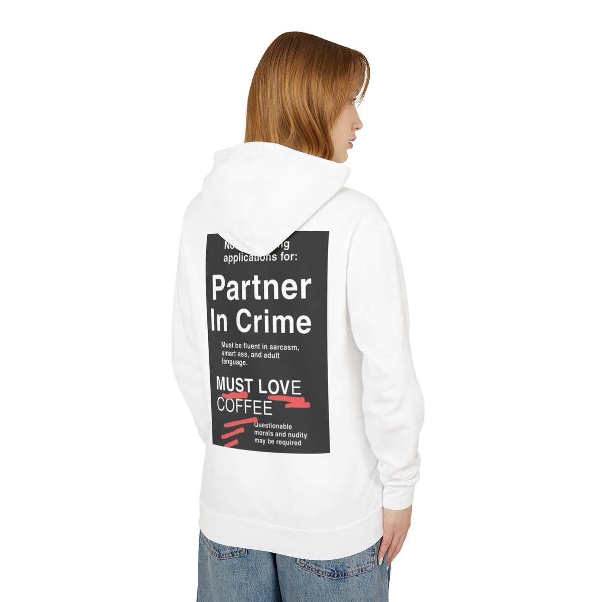 Partner In Crime Unisex Lightweight Hoodie
