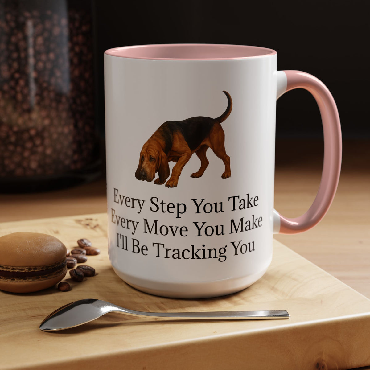 Tracking You 2-Tone Coffee Mug