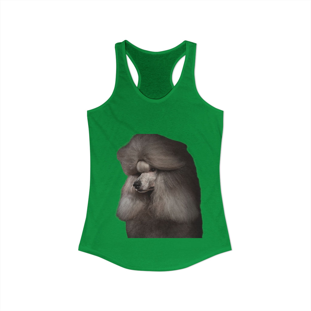 Poodle Head Women's Racerback Tank