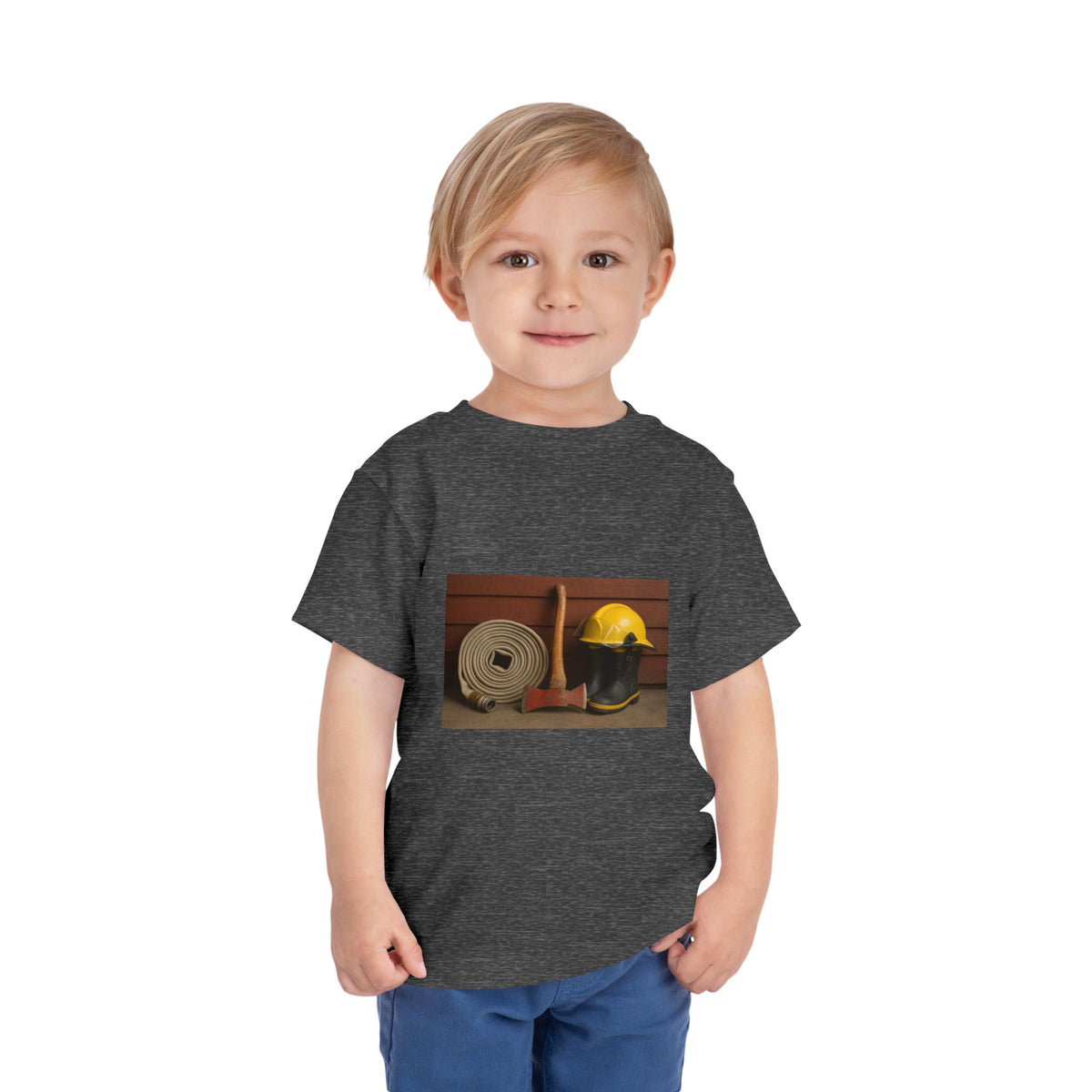 Fire/Rescue Appreciation Toddler Unisex Short Sleeve Crewneck Tee