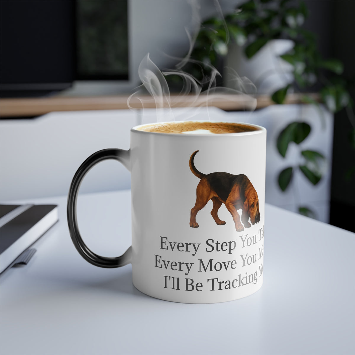 Tracking You Color Changing Mug