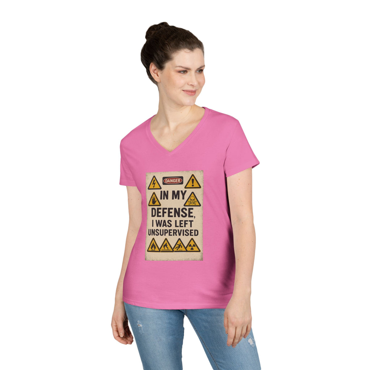 Unsupervised Women's V-Neck Tee