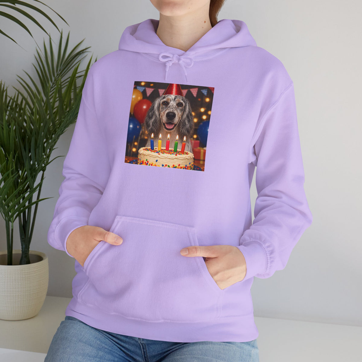 Birthday Buddy English Setter Unisex Hoodie