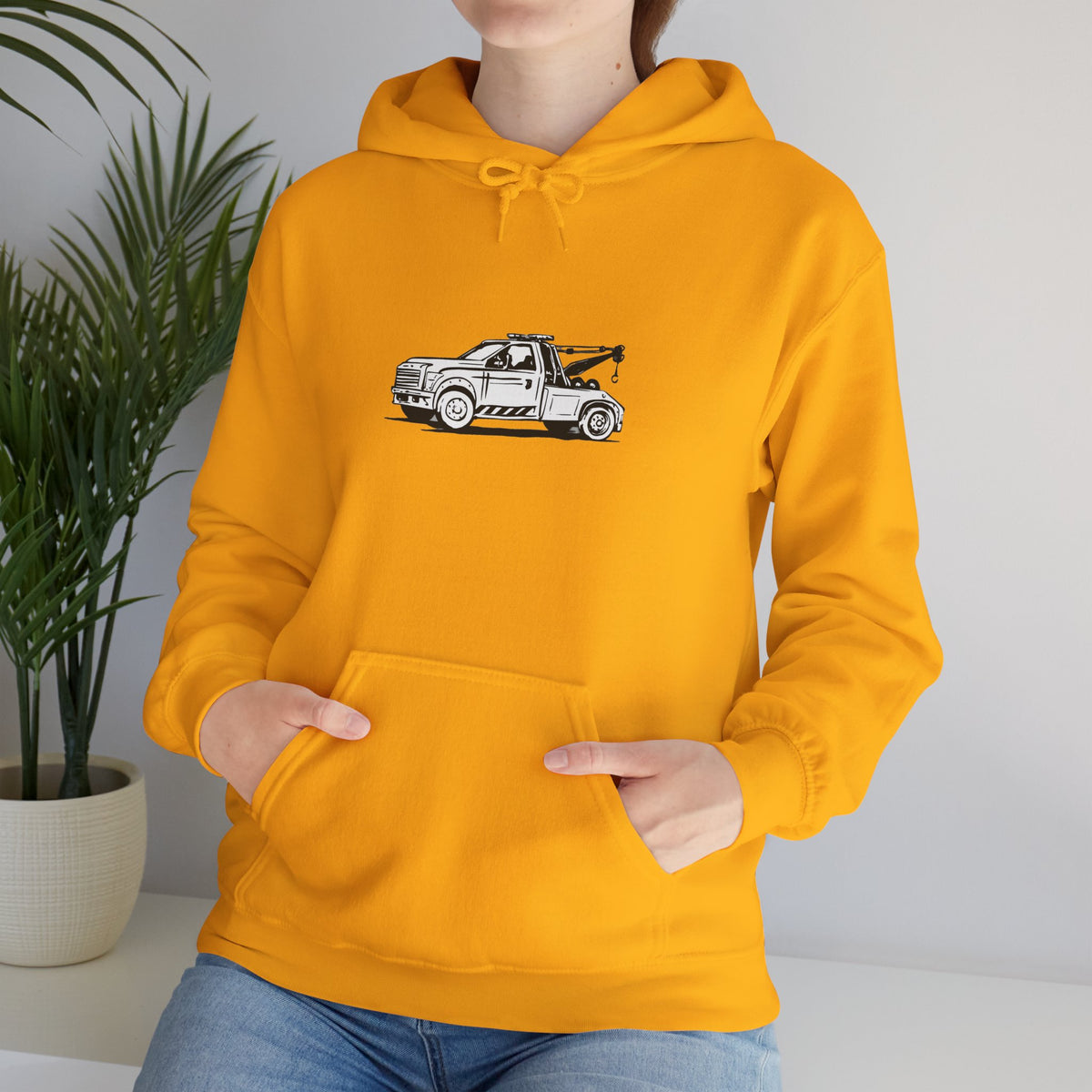 Wheel Lift Tow Truck Unisex Hoodie