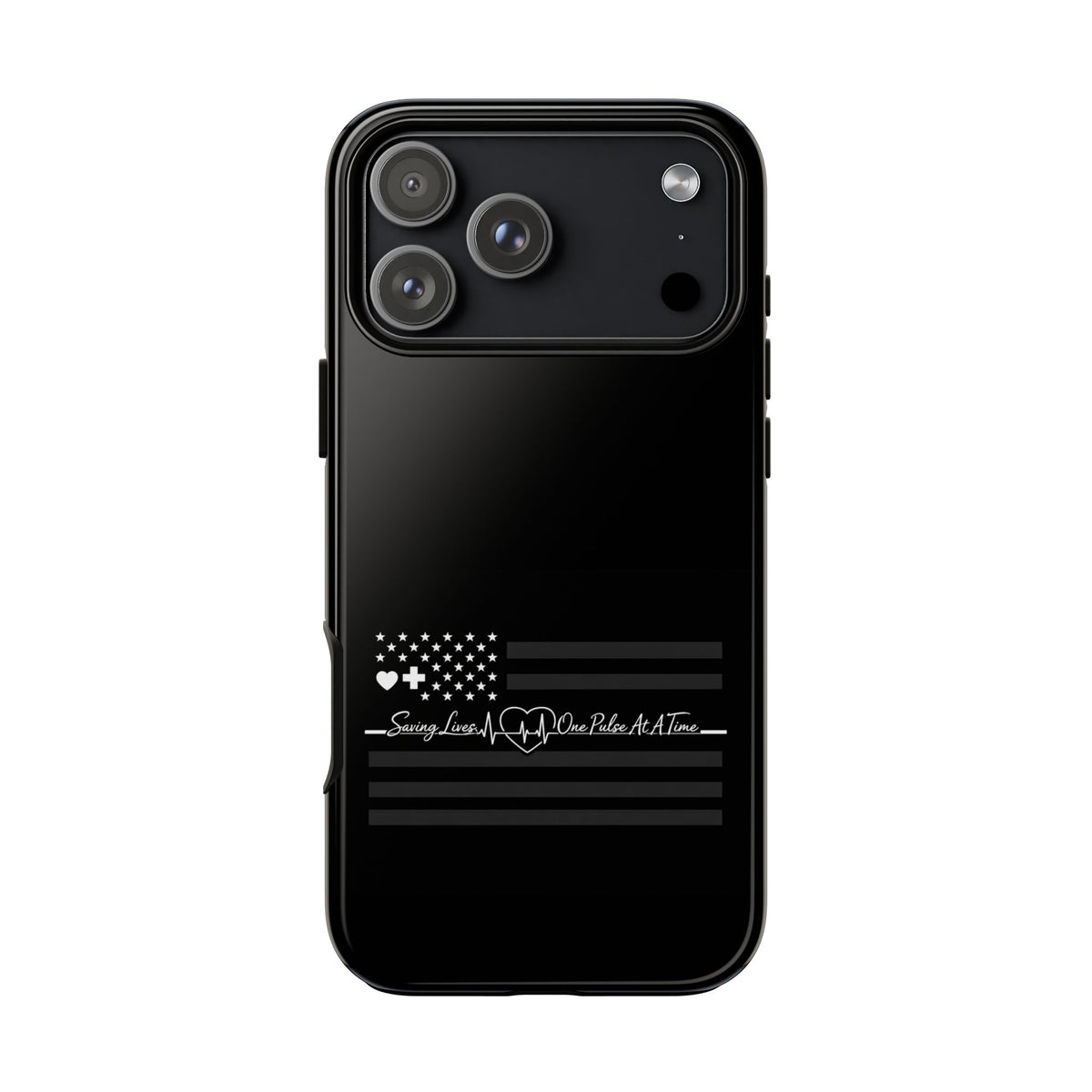 Thin White Line iPhone Case