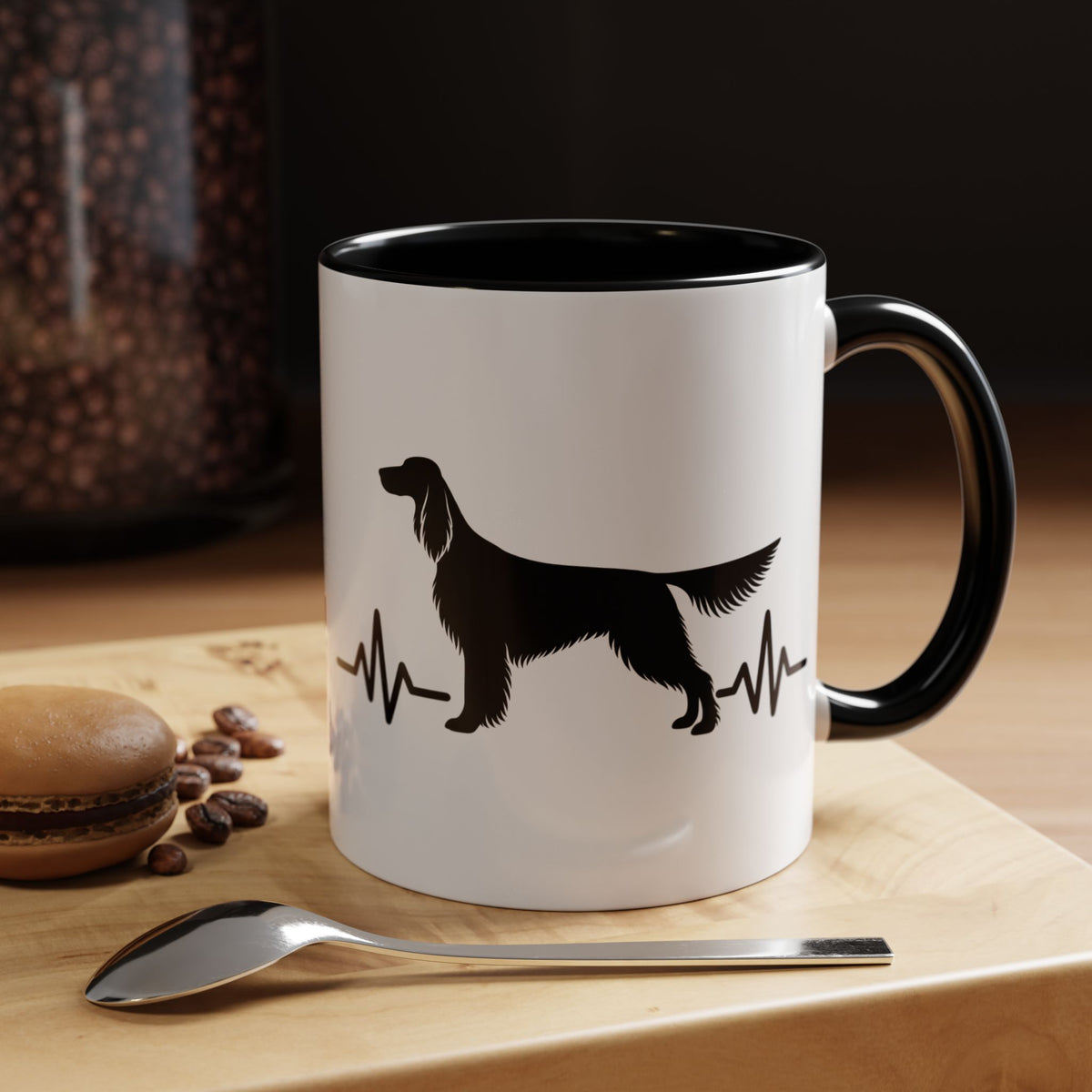 My Heart Beats For English Setters 2-Tone Coffee Mug