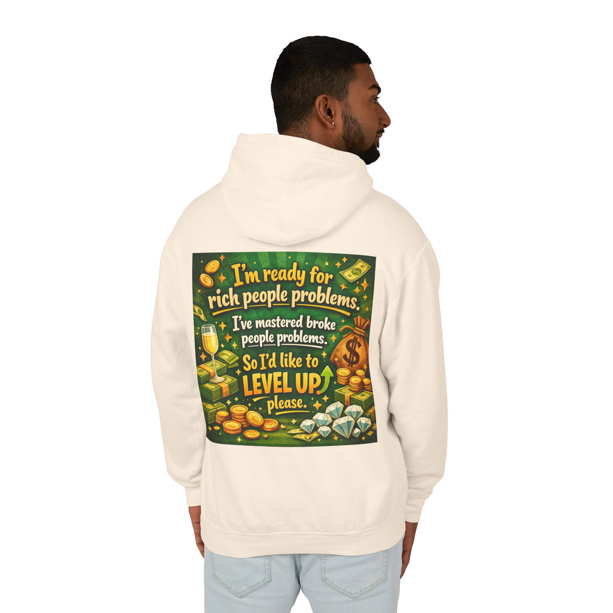 Level Up Unisex Lightweight Hoodie