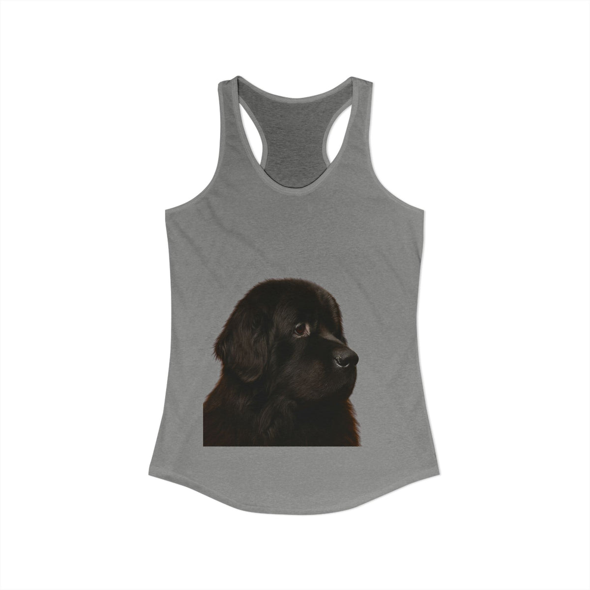 Newfie Head Women's Racerback Tank