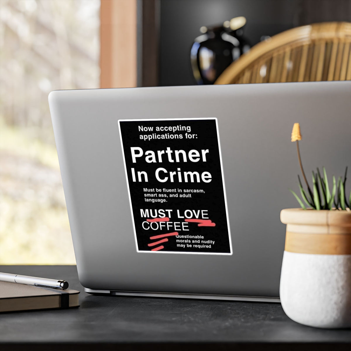 Partner In Crime Vinyl Decal
