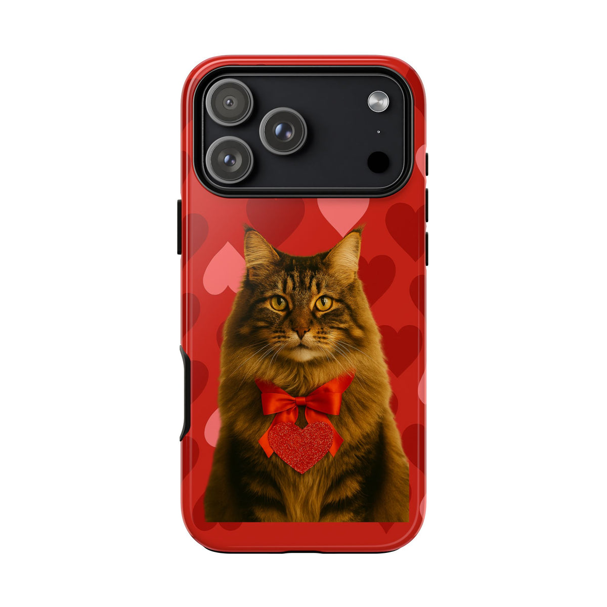 Cupid's Companion Cat iPhone Case