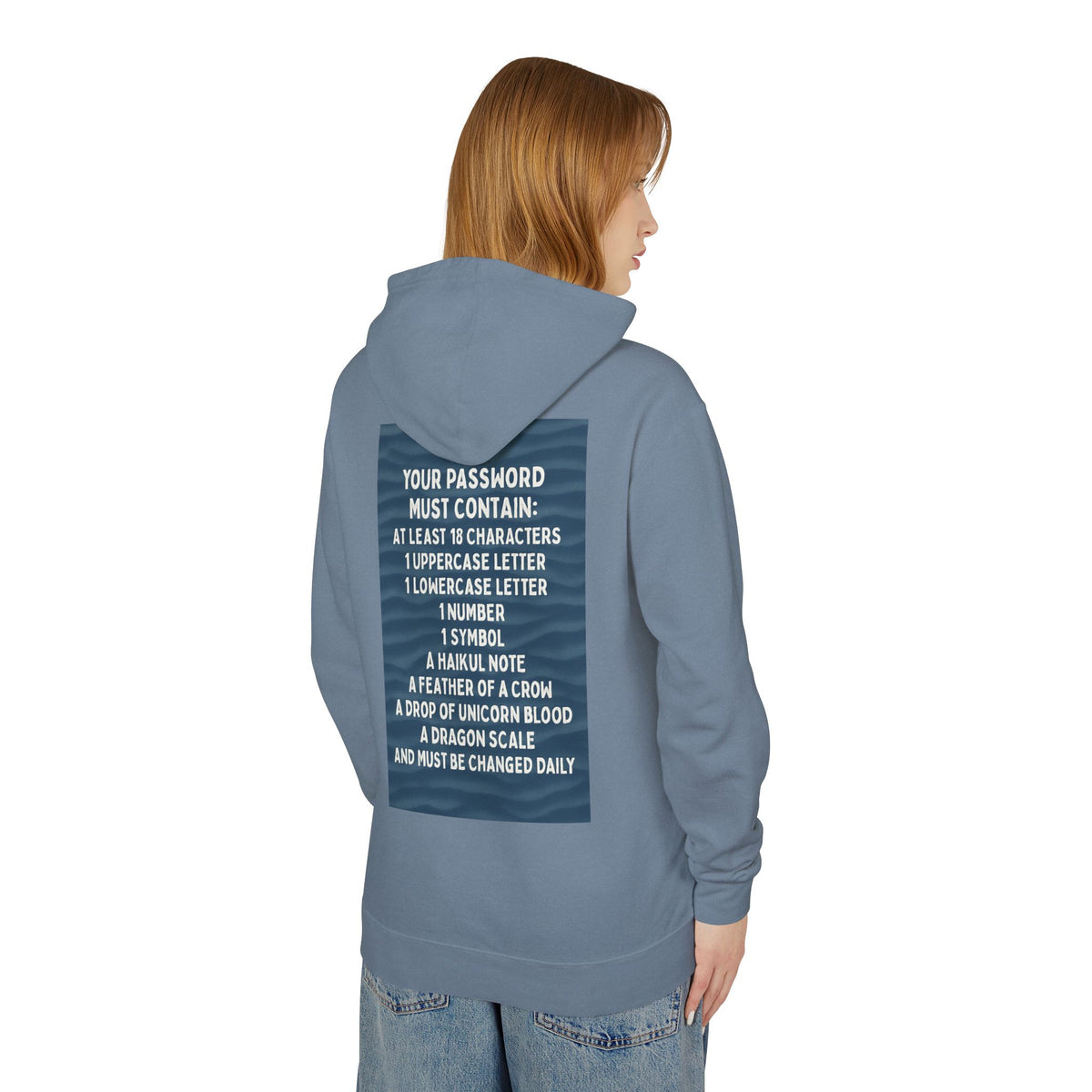 Password Unisex Lightweight Hoodie