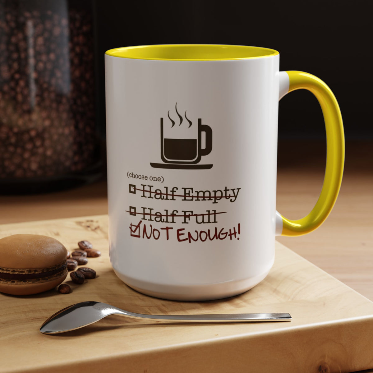 Not Enough 2-Tone Coffee Mug