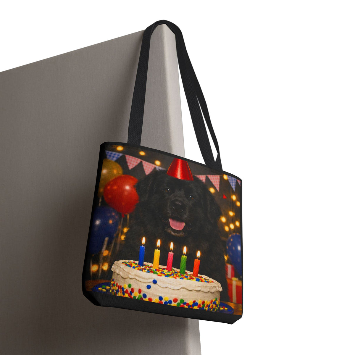 Birthday Buddy Newfie Tote Bag
