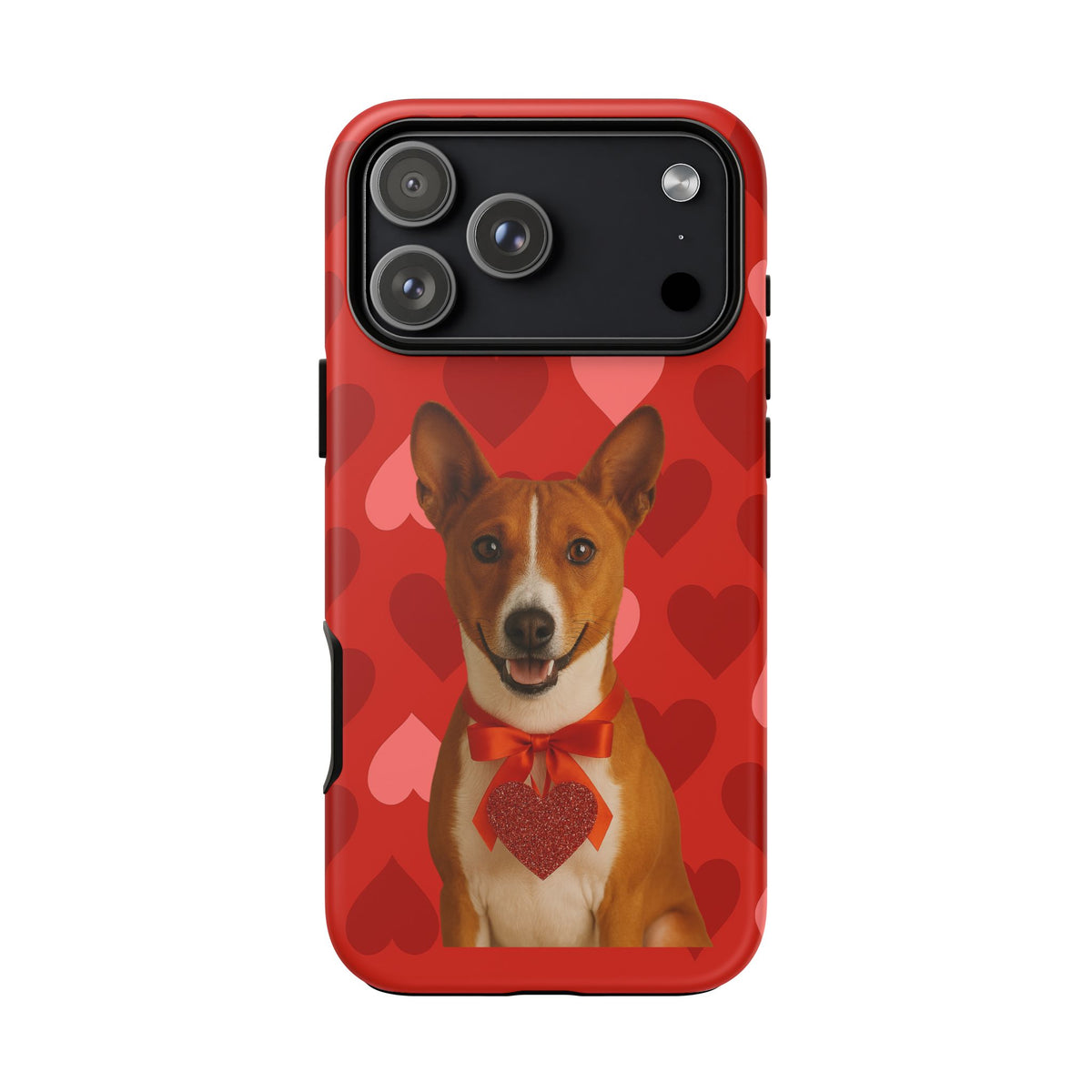 Cupid's Companion Basenji iPhone Case