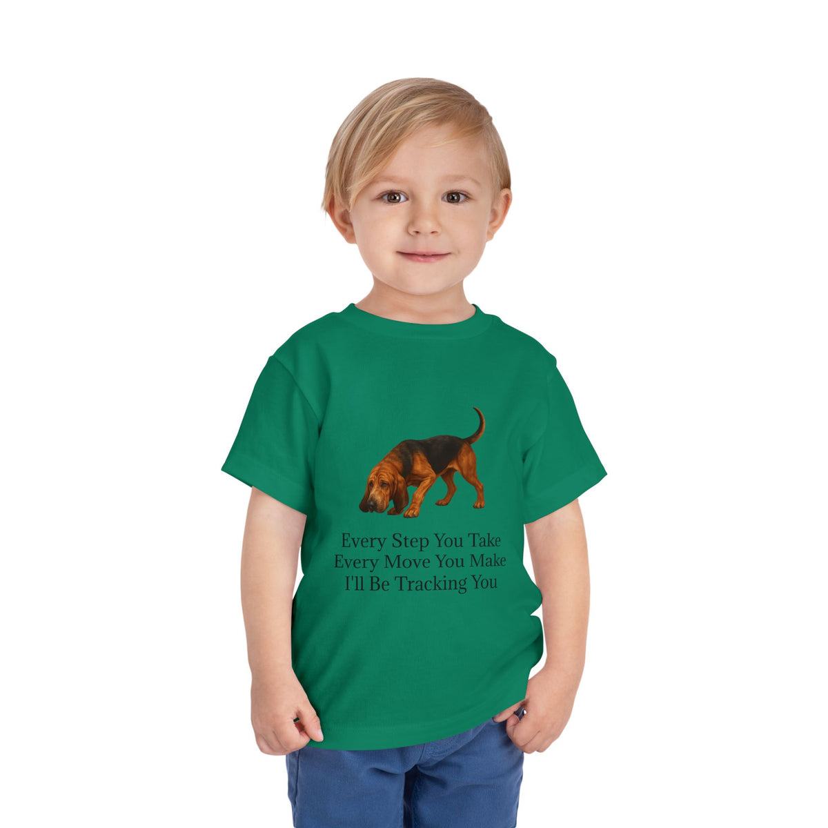 Tracking You Toddler Unisex Short Sleeve Crewneck Tee