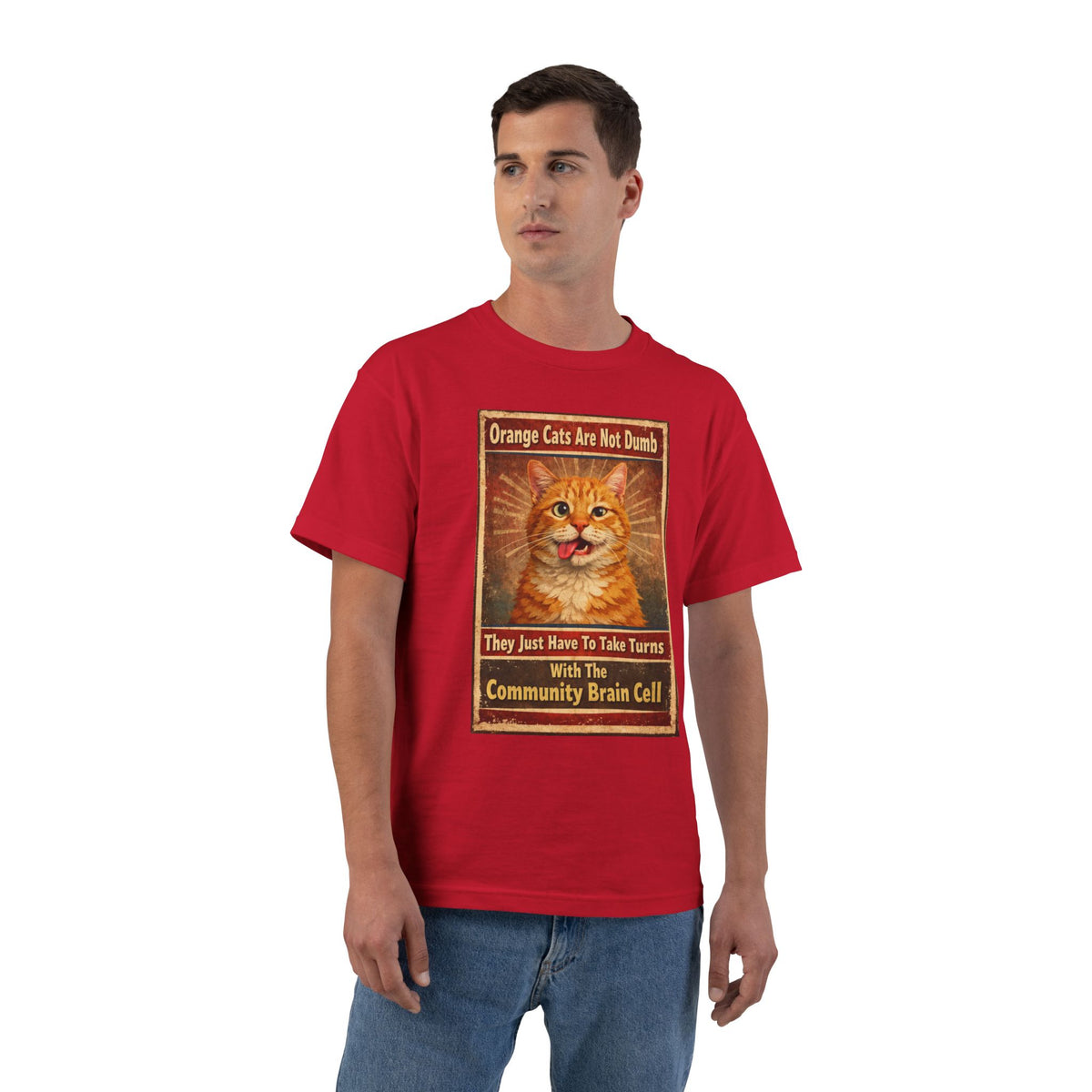 Community Brain Cell Men's Short-Sleeve Crewneck Tee