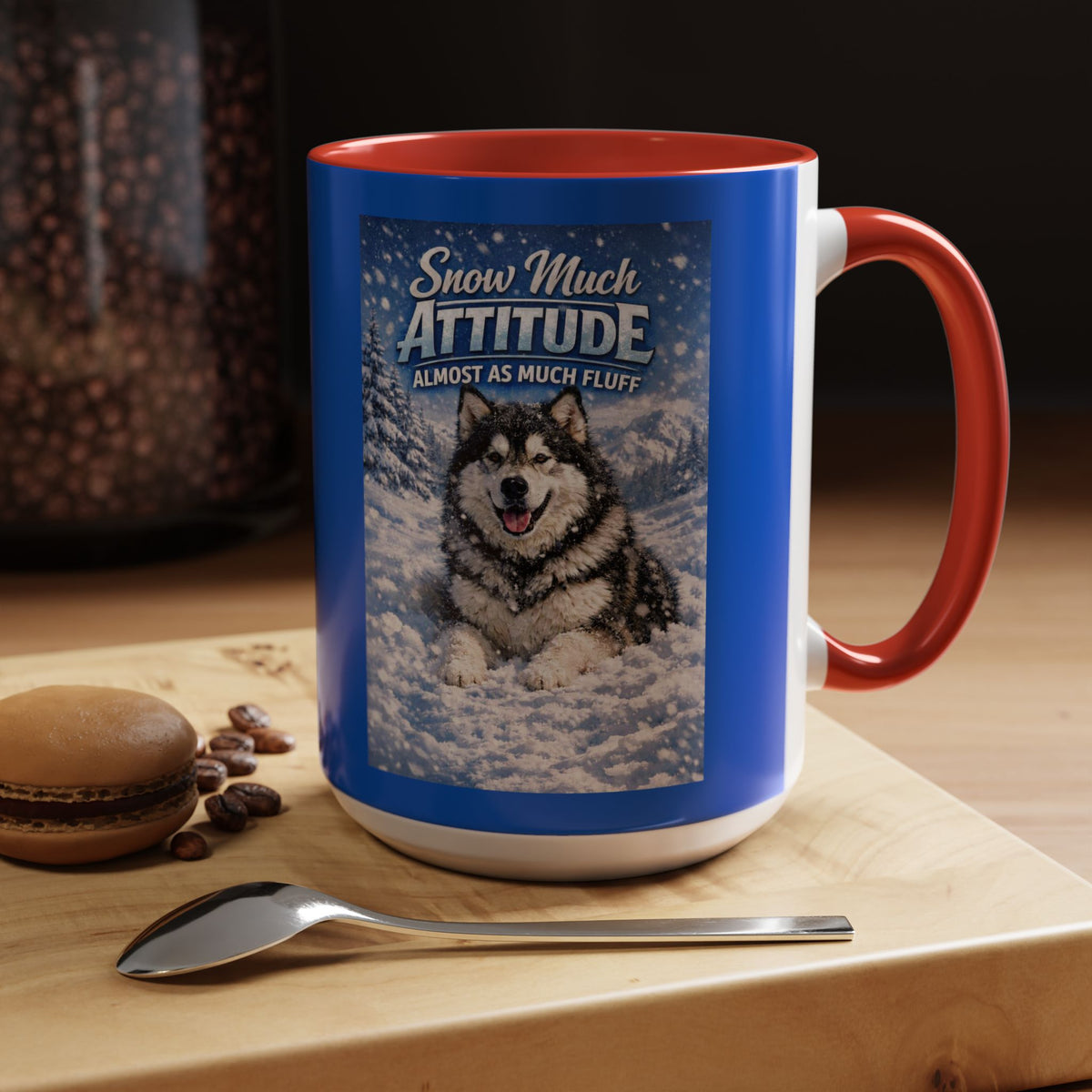 Snow Much Attitude 2-Tone Coffee Mug