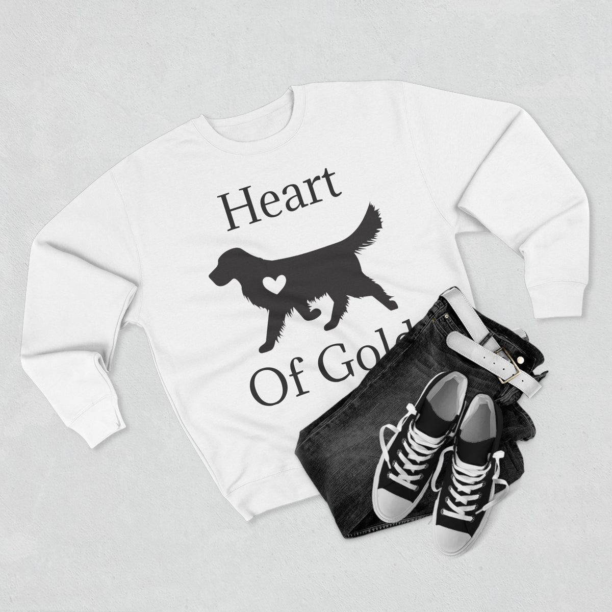 Heart Of Gold Unisex Crewneck Sweatshirt