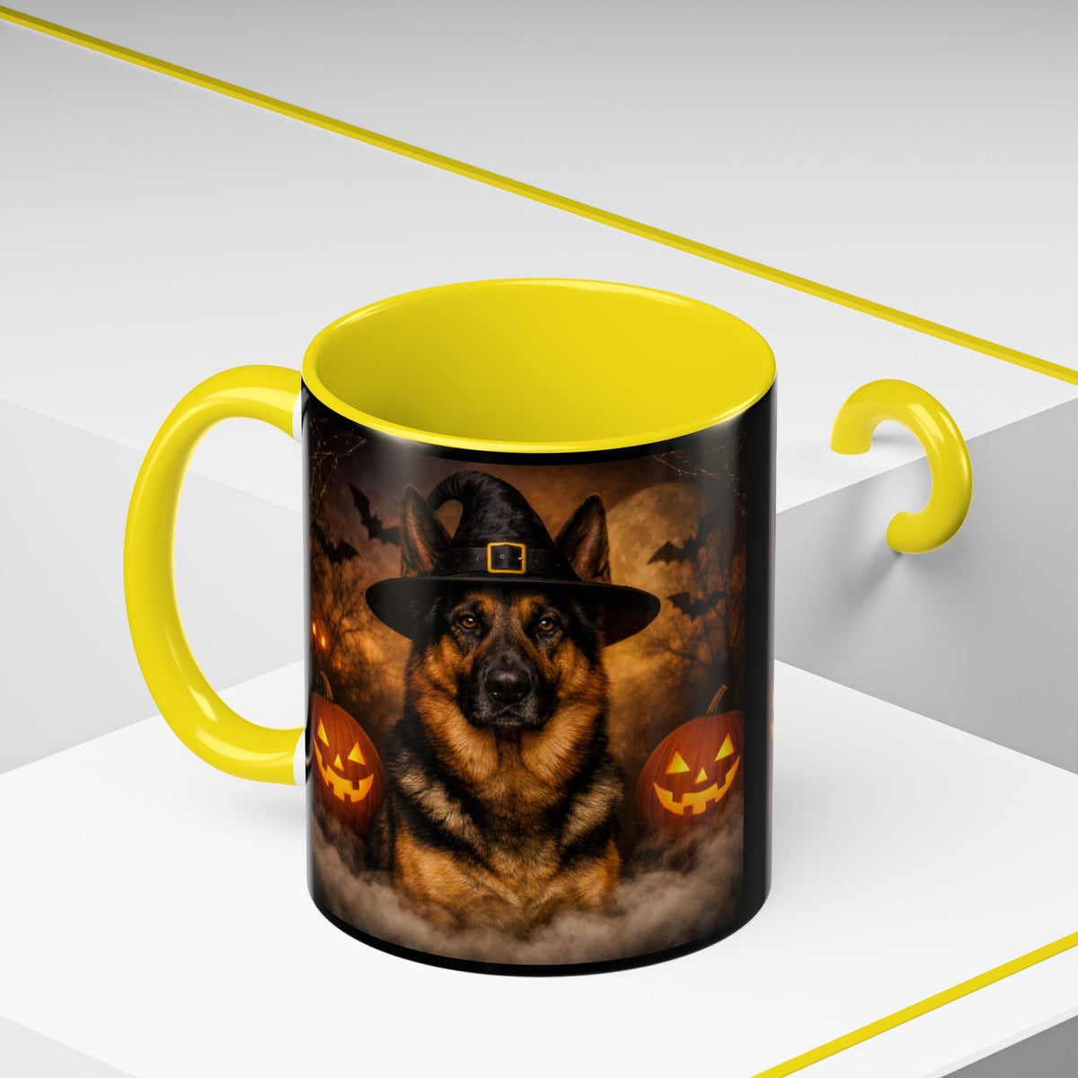 Witch Hat Pack German Shepherd 2-Tone Coffee Mug