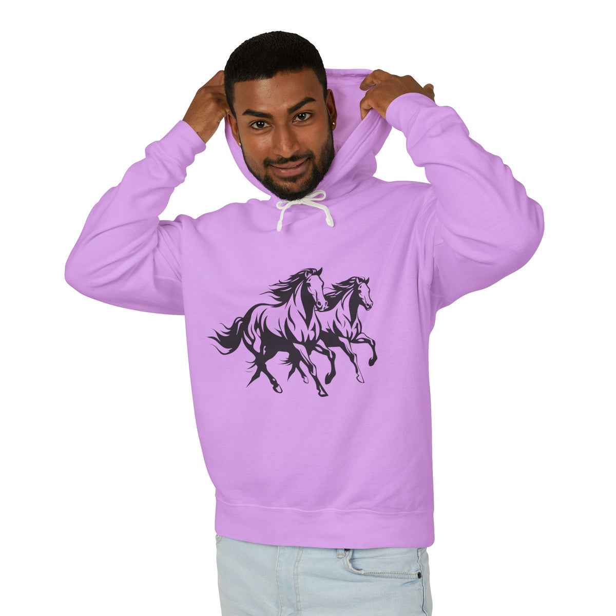 Horsin' Around Unisex Lightweight Hoodie