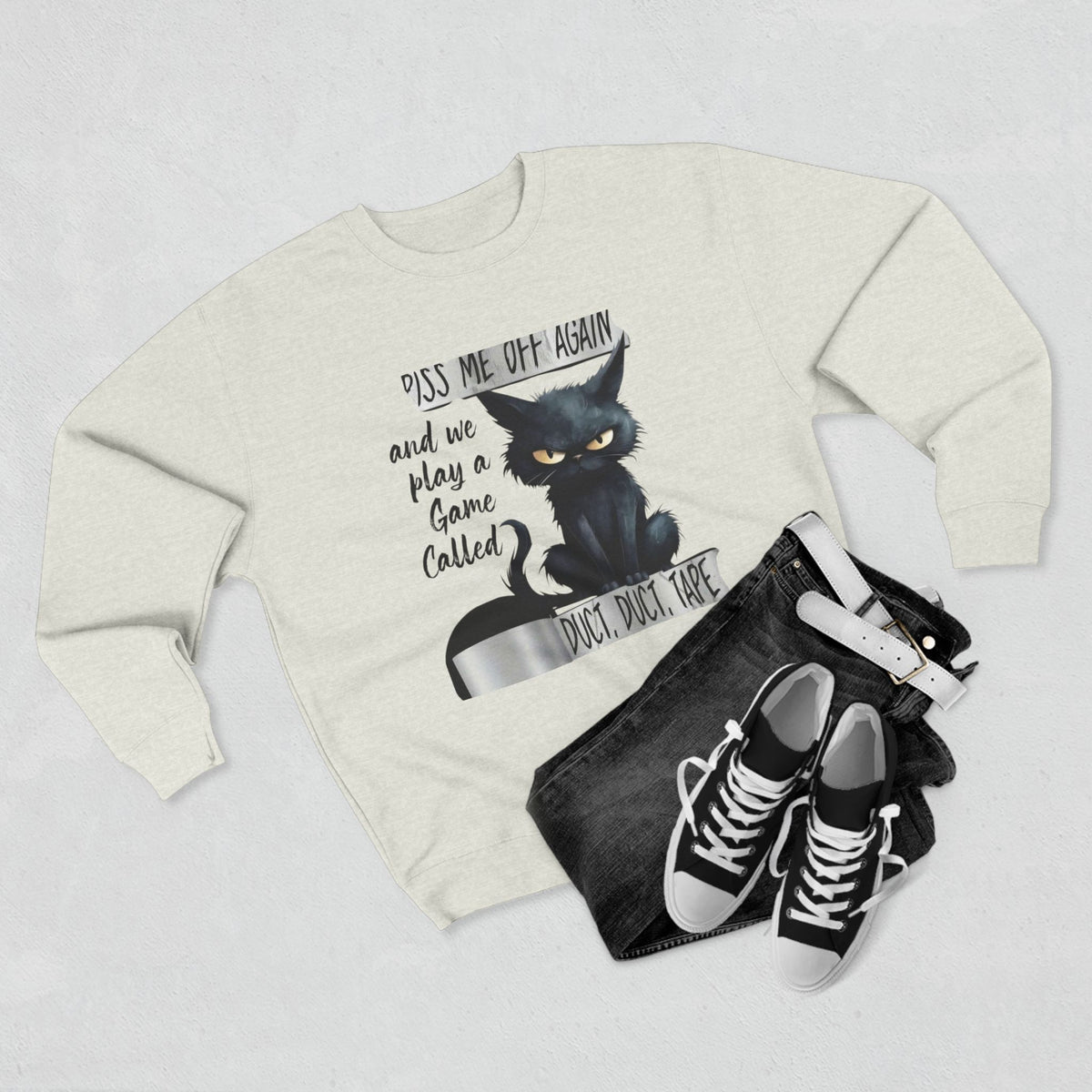 Duct, Duct, Tape Unisex Crewneck Sweatshirt