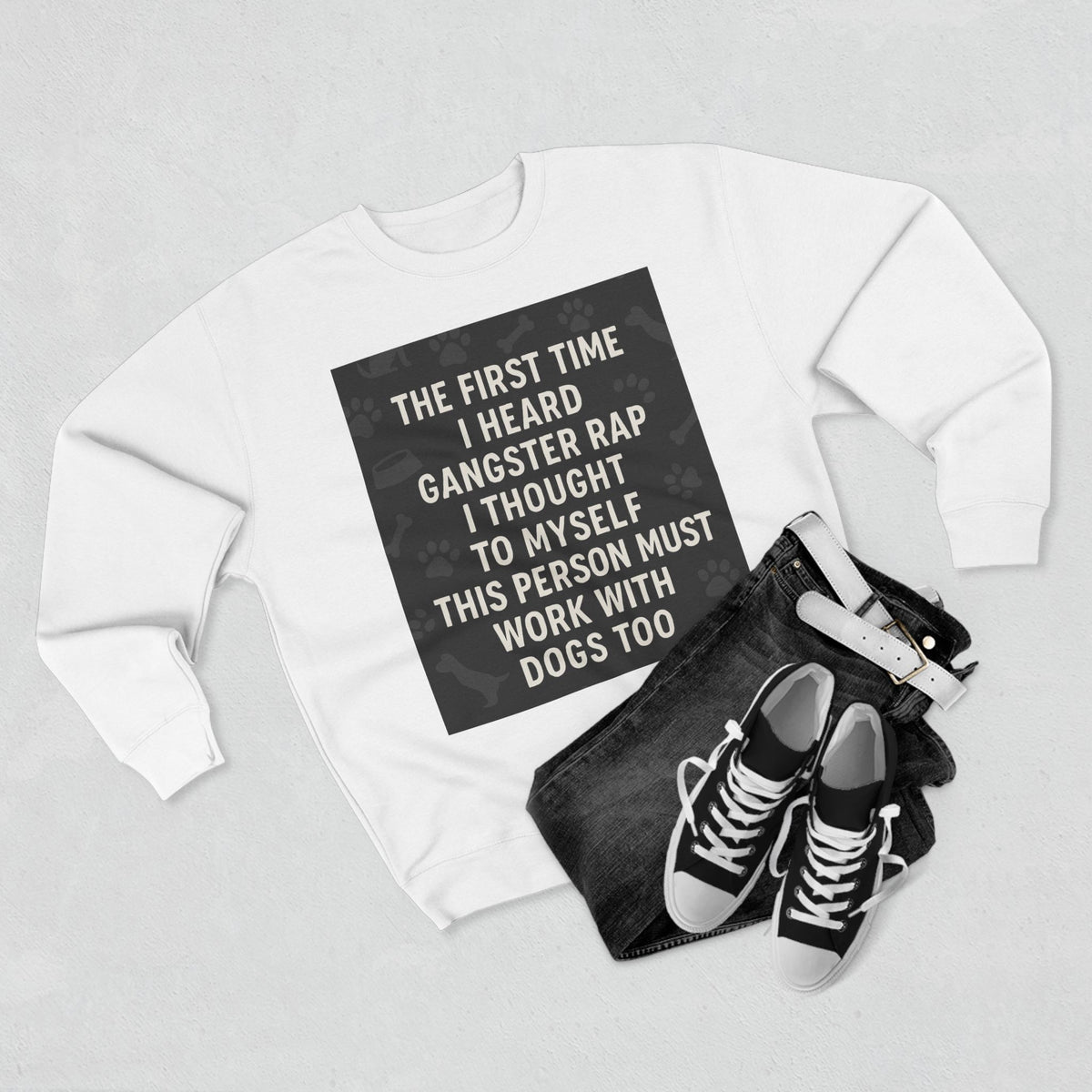 Gangster Rap Unisex Crewneck Sweatshirt