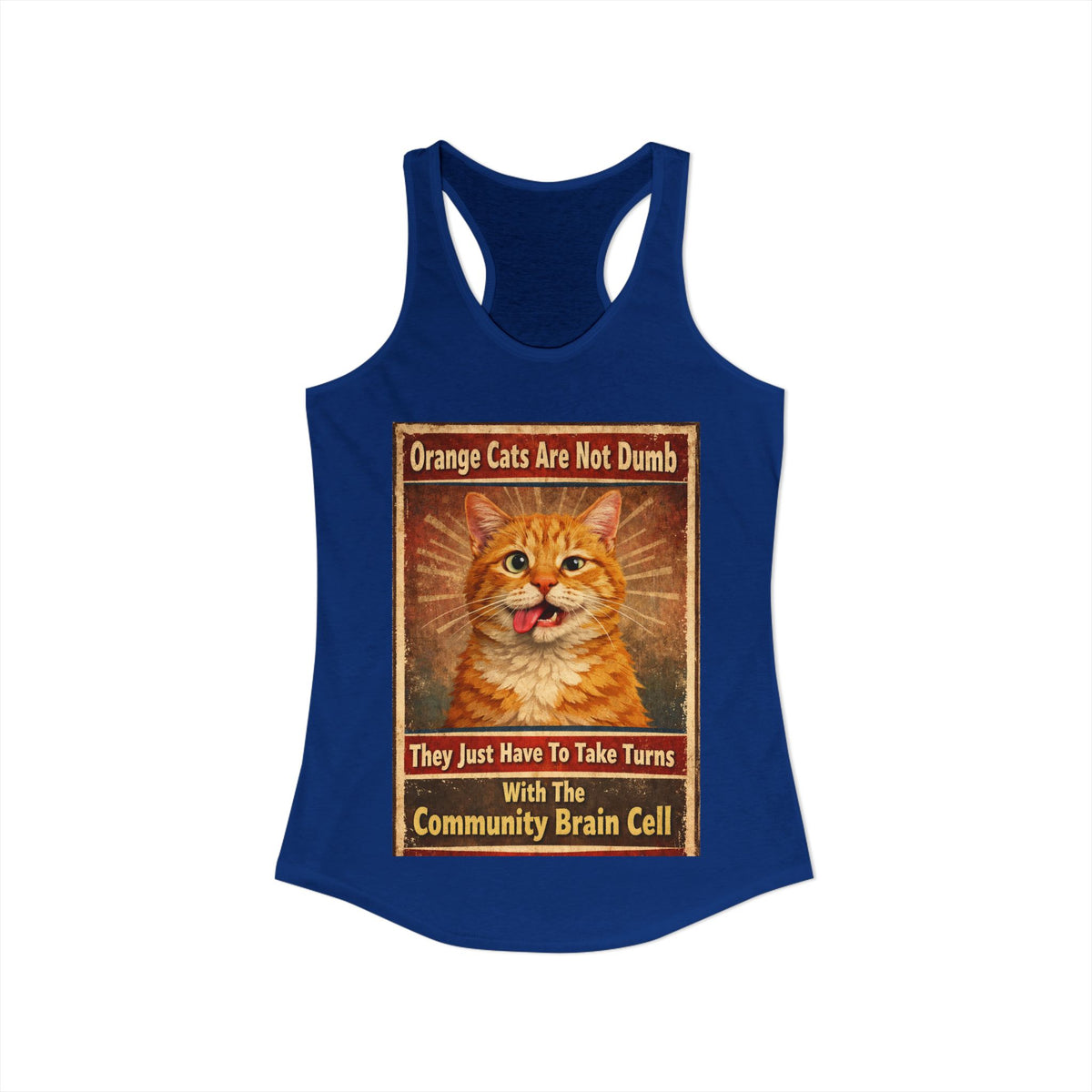 Community Brain Cell Women's Racerback Tank