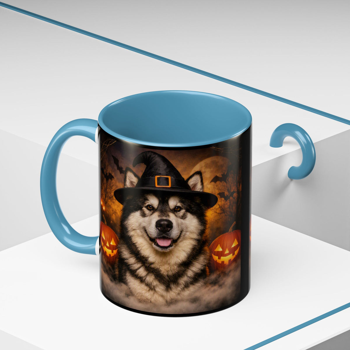 Witch Hat Pack Malamute 2-Tone Coffee Mug