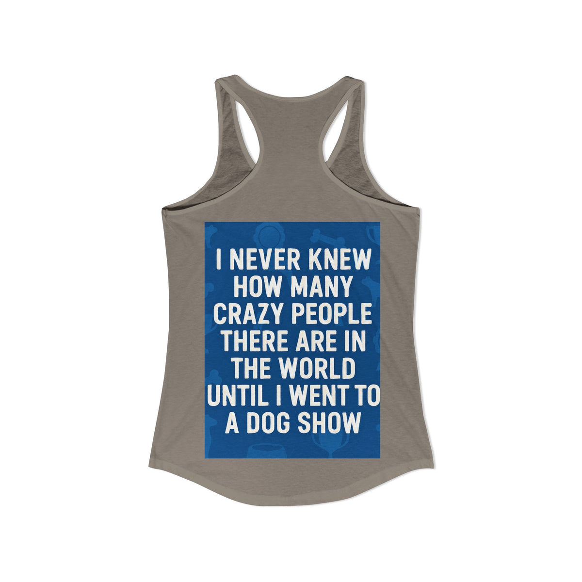 Never Knew Women's Racerback Tank