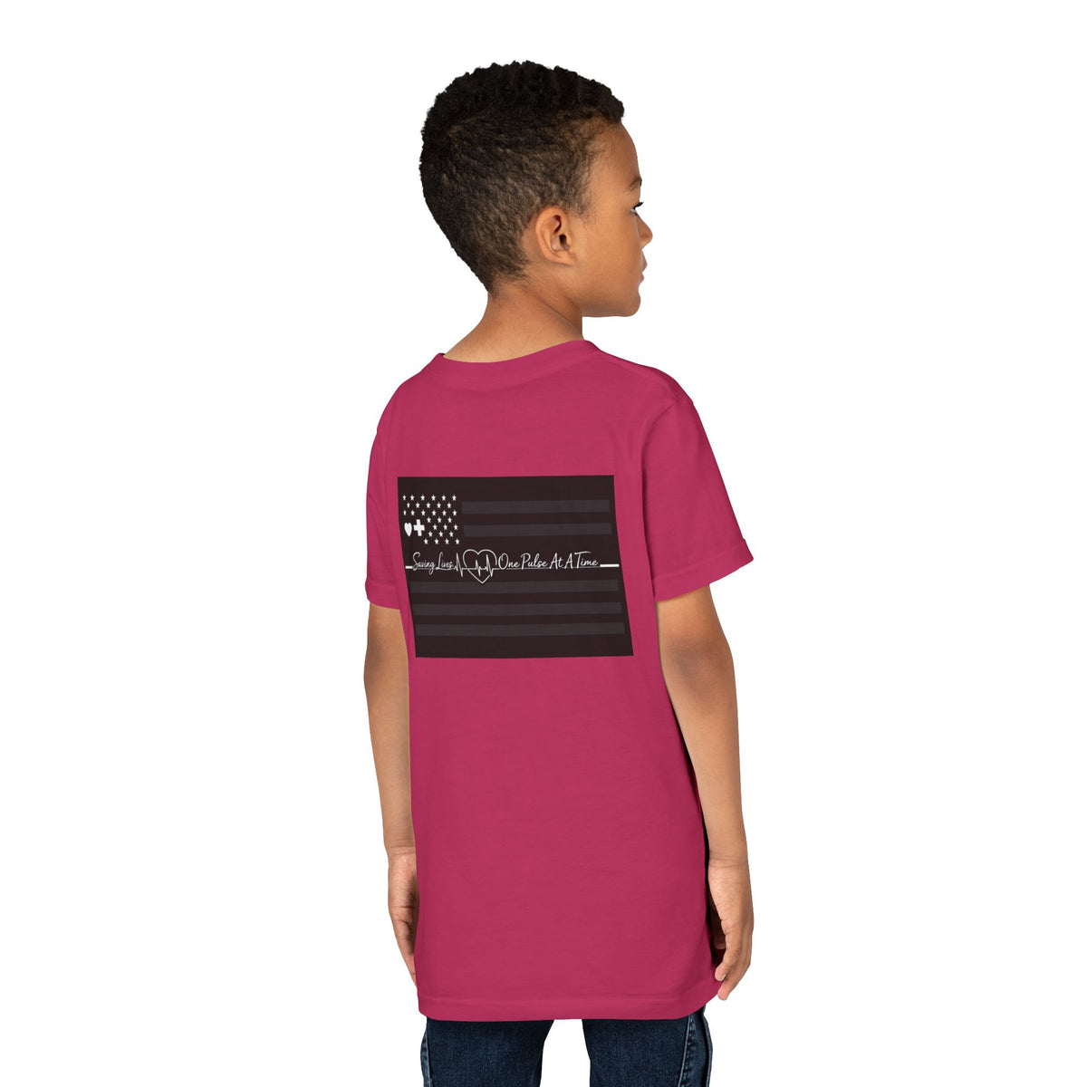 Thin White Line Youth Unisex Short Sleeve Crewneck Tee