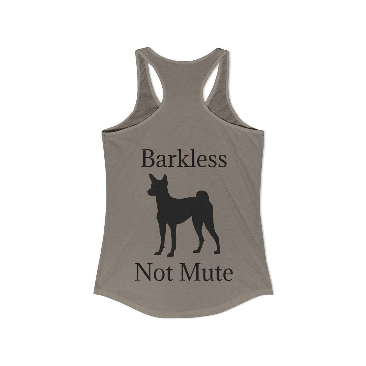 Barkless Not Mute Women's Racerback Tank