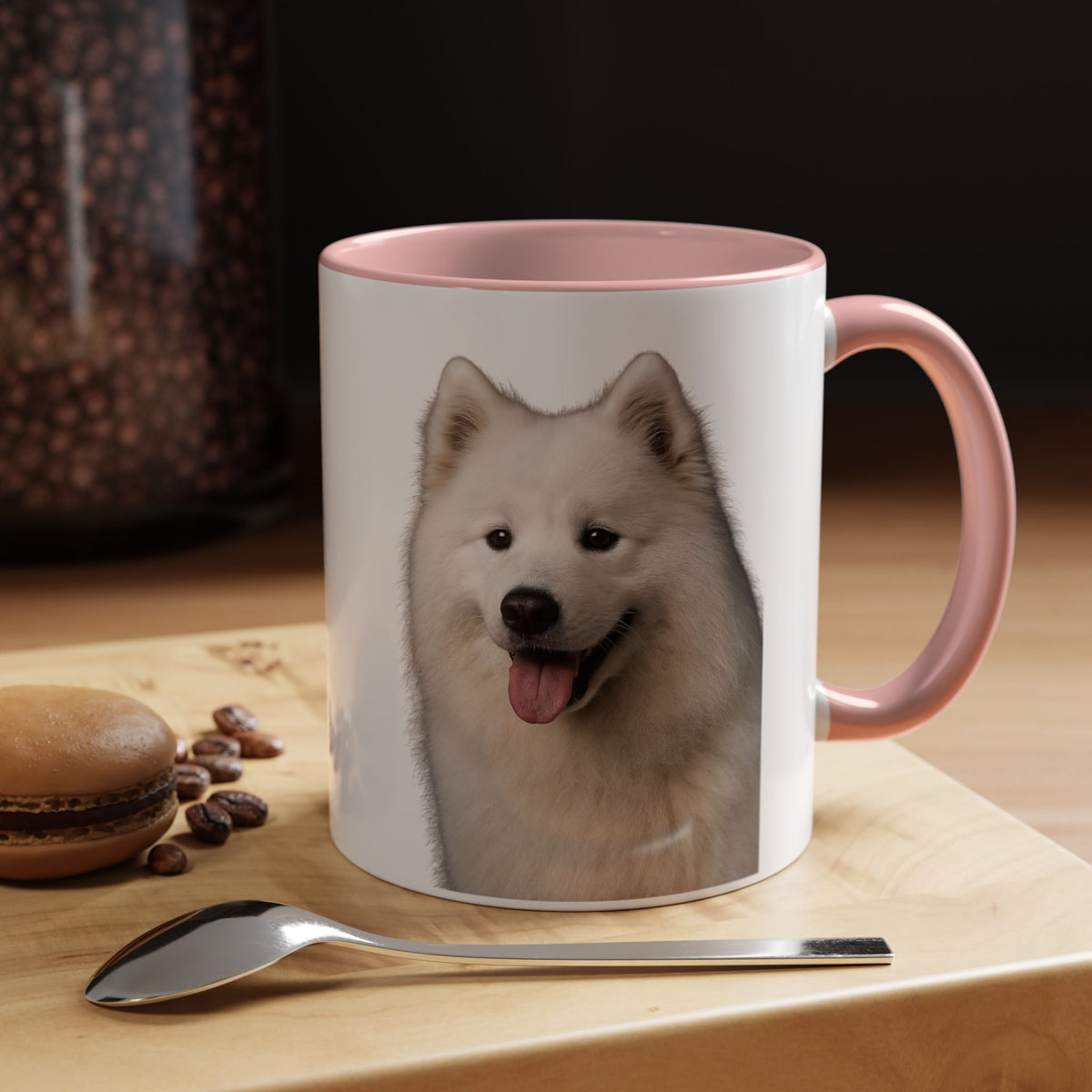 Samoyed Head 2-Tone Coffee Mug