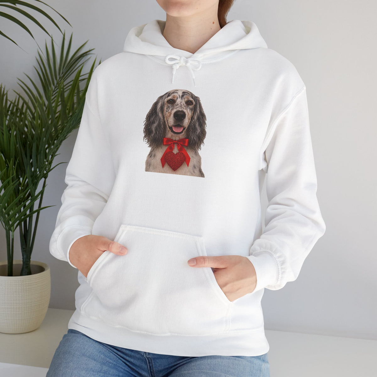 Cupid's Companion English Setter Unisex Hoodie