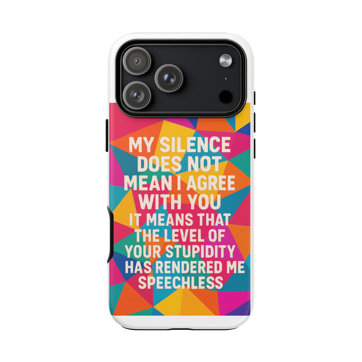Speechless iPhone Case