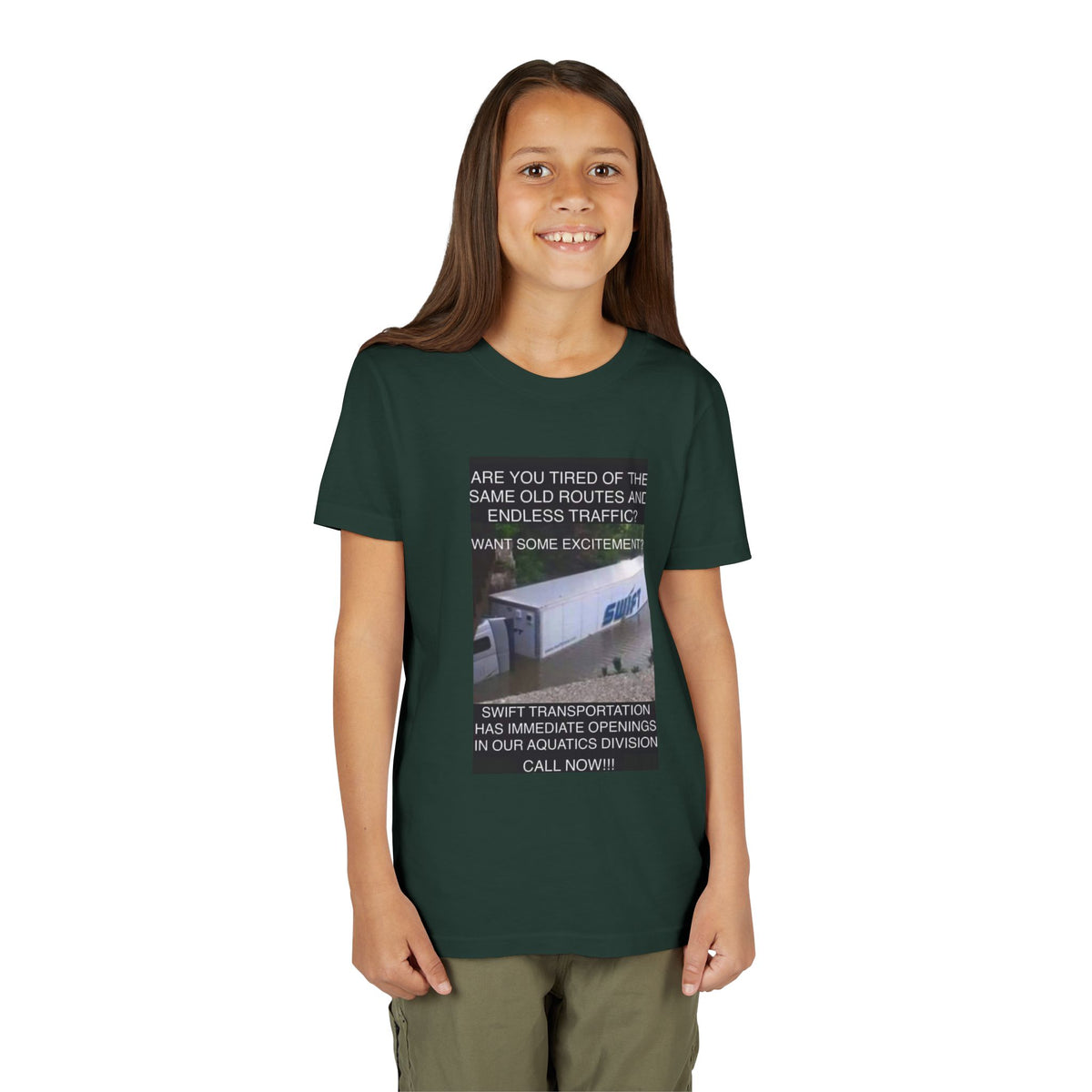 Swift Aquatics Youth Unisex Short Sleeve Crewneck Tee