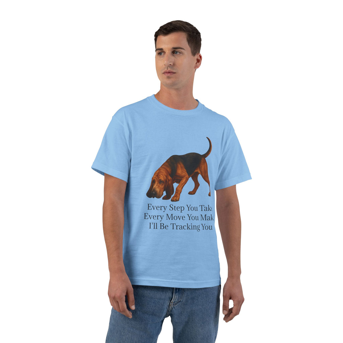 Tracking You Men's Short-Sleeve Crewneck Tee