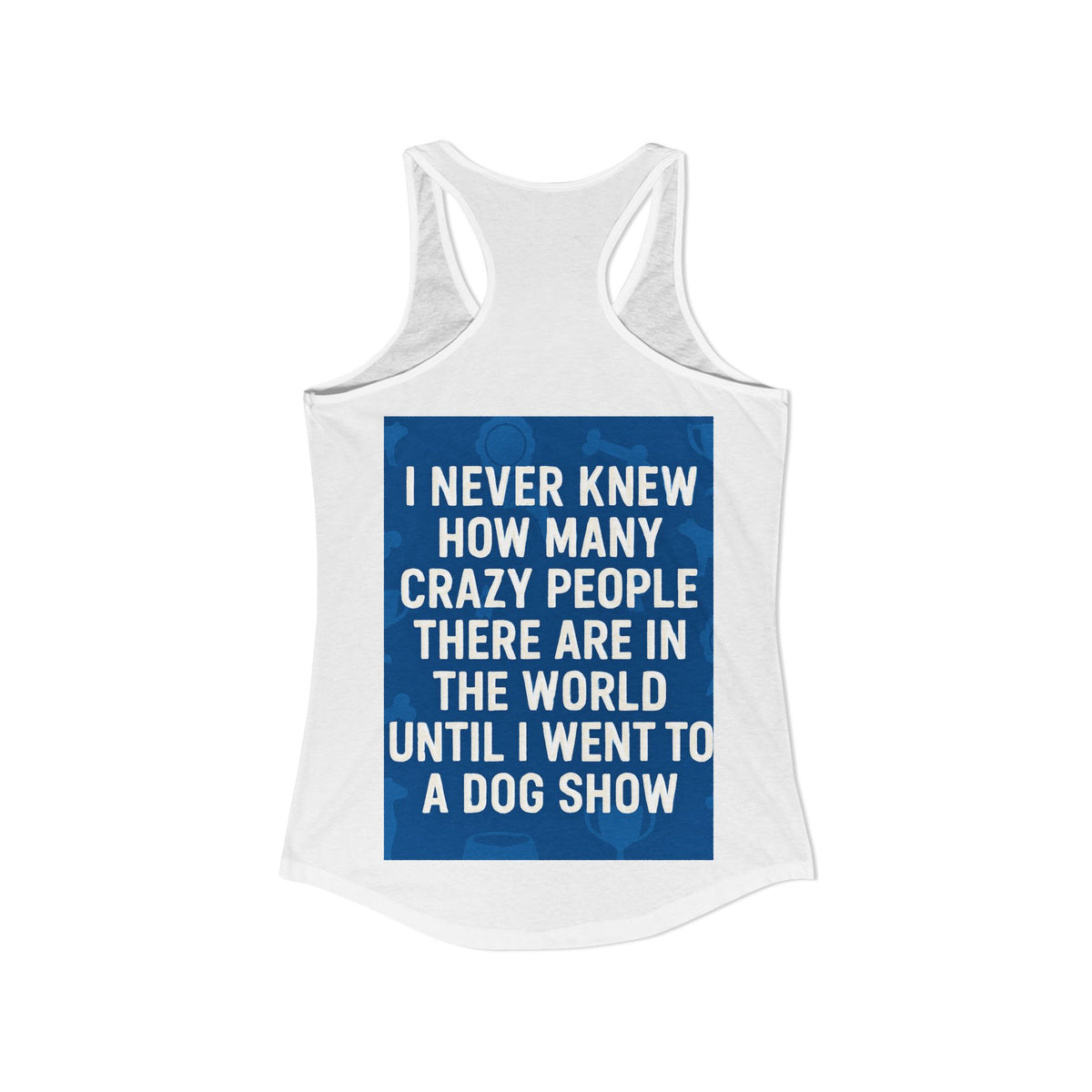 Never Knew Women's Racerback Tank