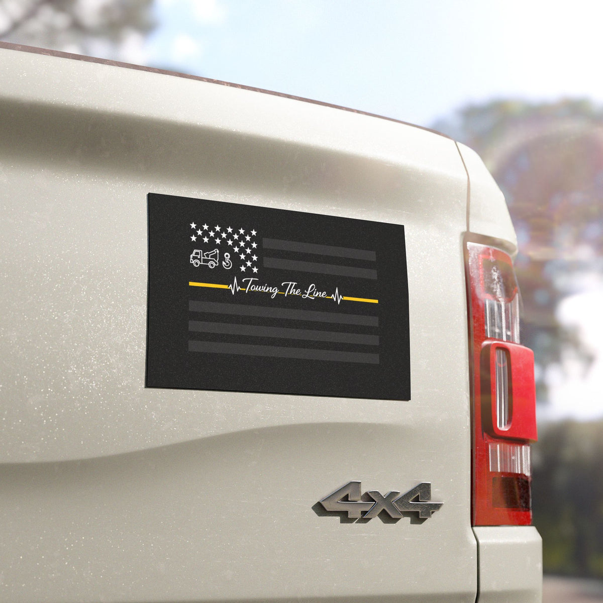 Thin Yellow Line Indoor/Outdoor Magnet