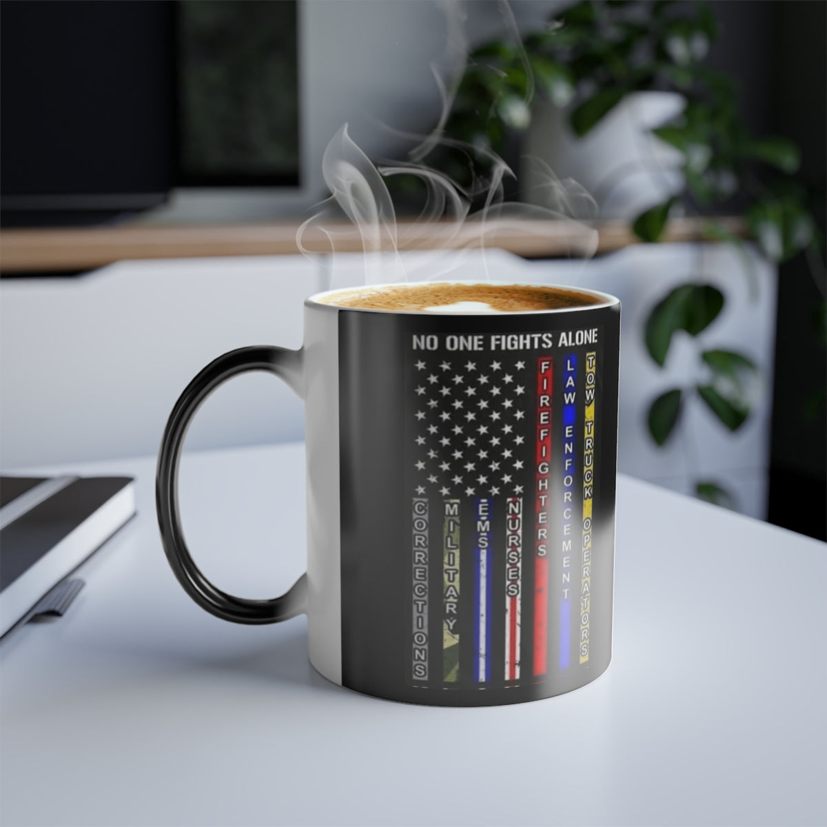No One Fights Alone Color Changing Mug