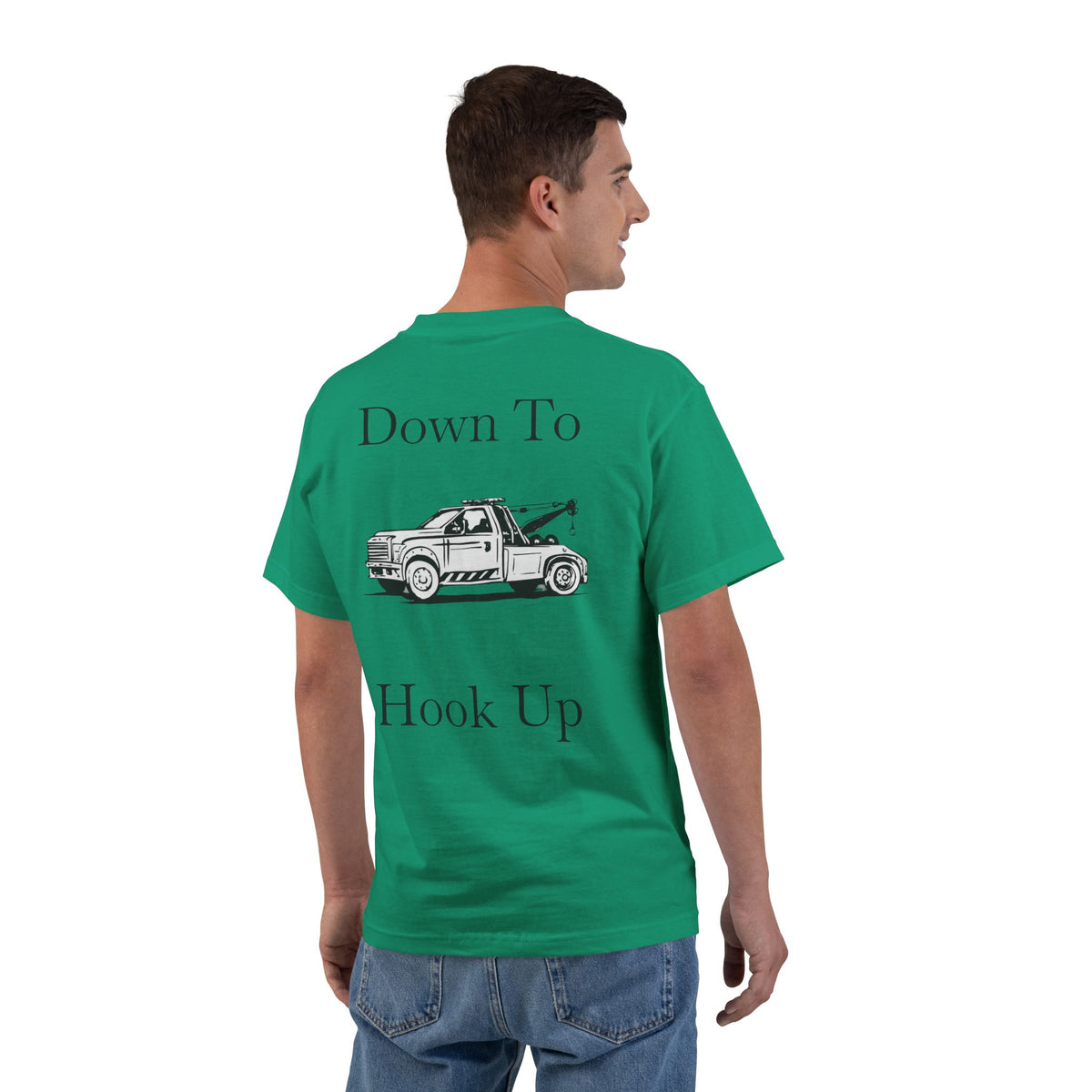 Down To Hook Up Men's Short-Sleeve Crewneck Tee