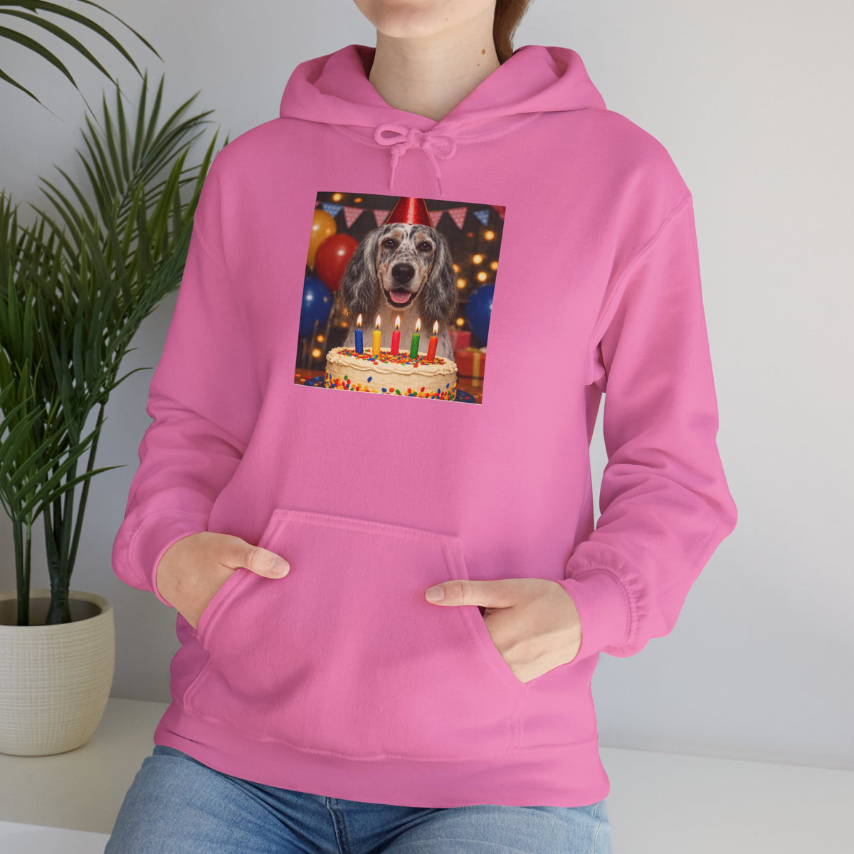Birthday Buddy English Setter Unisex Hoodie