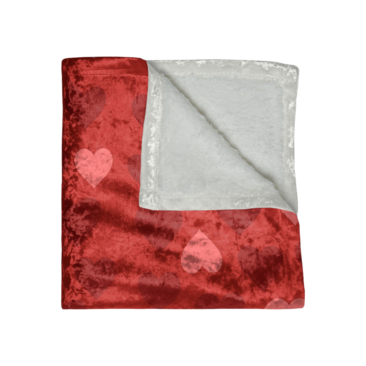 Cupid's Companion German Shepherd Crushed Velvet Blanket