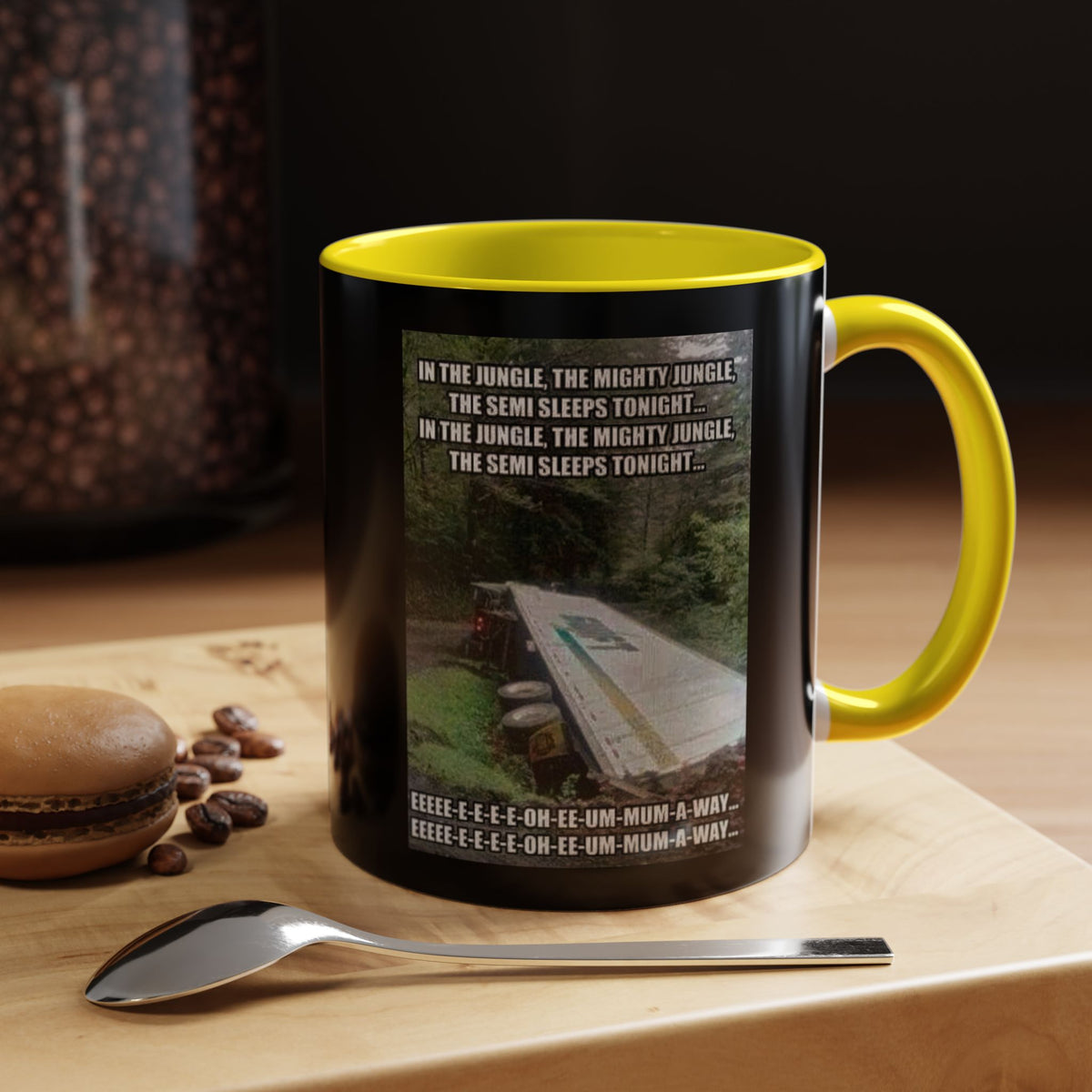 Semi Sleeps 2-Tone Coffee Mug
