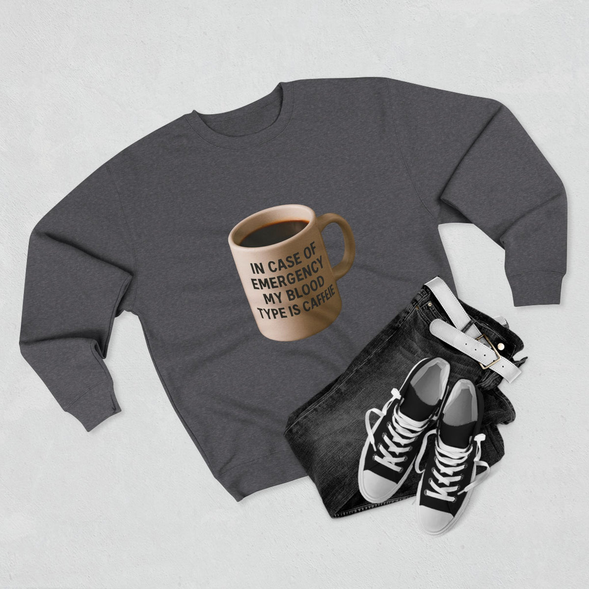 Blood Type Unisex Crewneck Sweatshirt