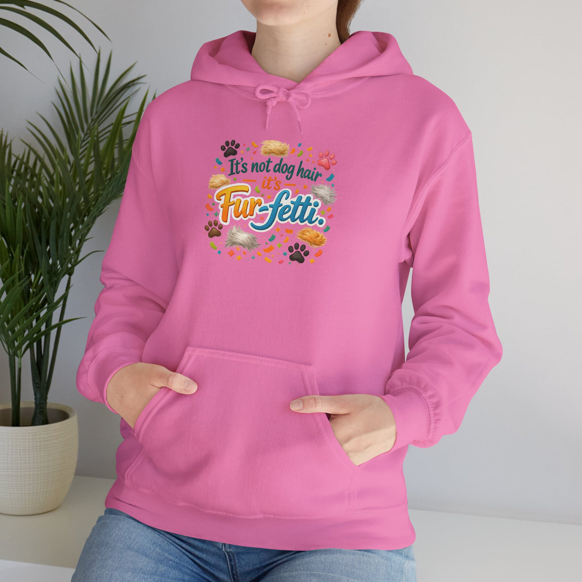 Fur-Fetti Dog Unisex Hoodie